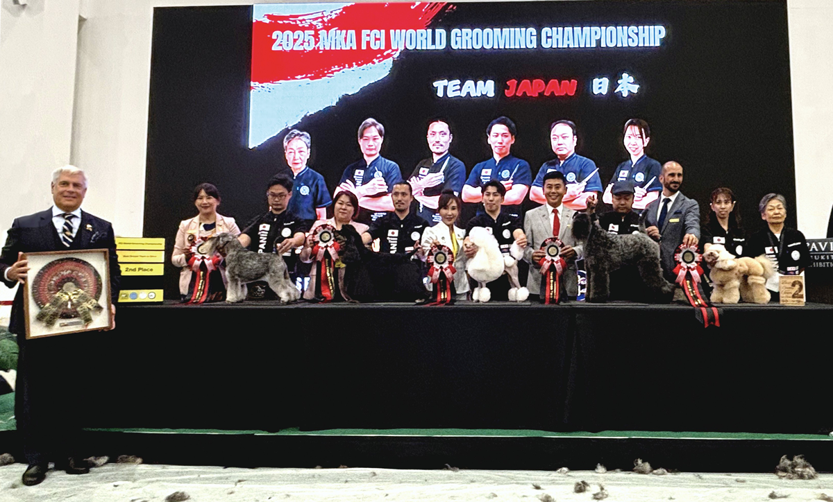 2025 FCIグルーミング・ワールド・チャンピオンシップ団体第２位ほか上位入賞！！ | 一般社団法人 ジャパンケネルクラブ