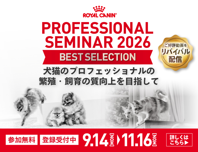 ロイヤルカナン ジャポン合同会社様の毎年恒例Professional Seminarのご案内